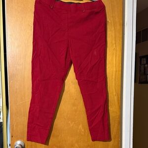 Maurices Red Straight Leg Pants